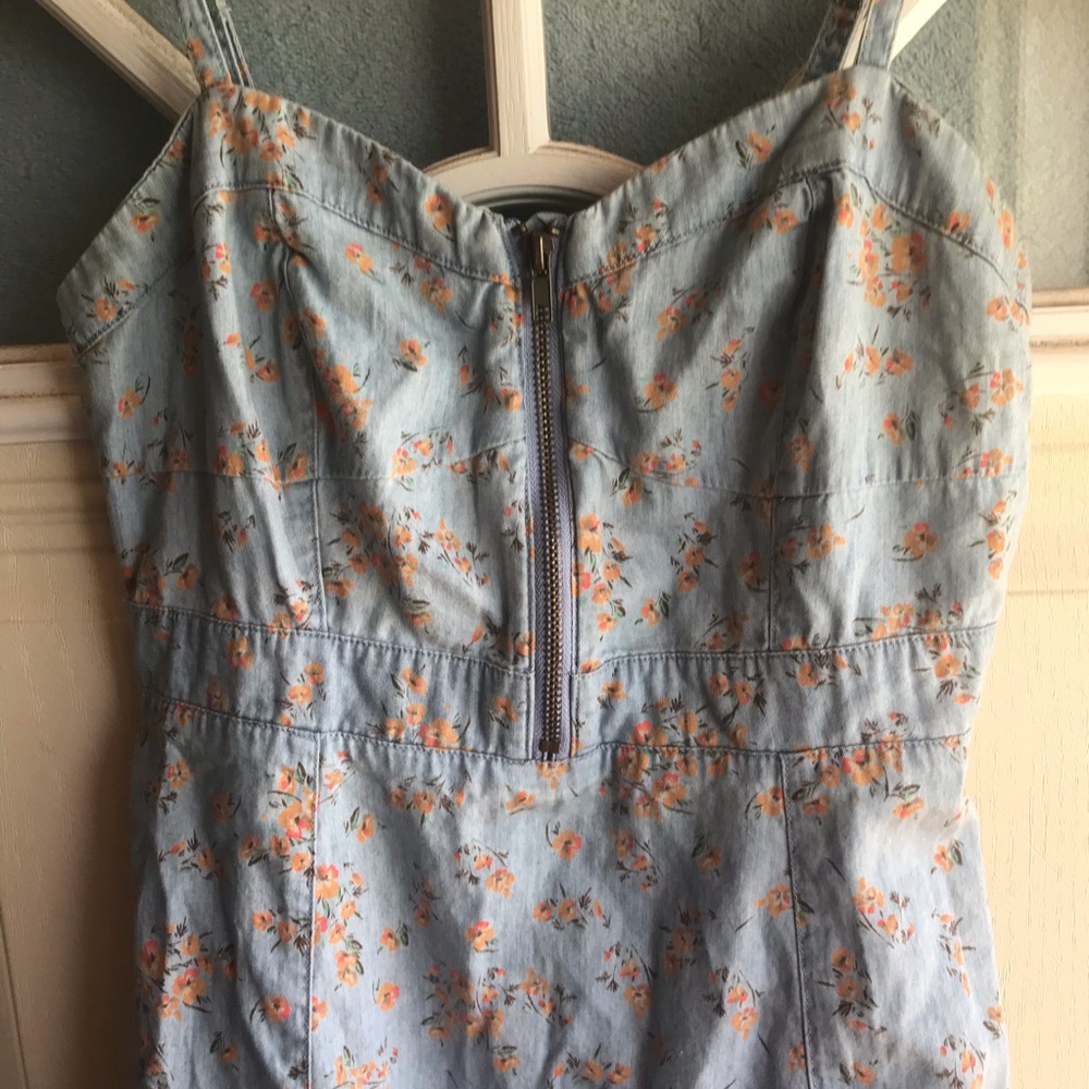 Floral Blue Dress